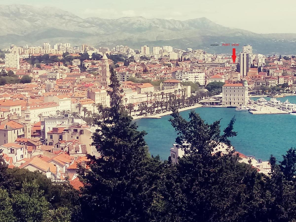 Apartment Port View-5 Min From Center Split Bagian luar foto